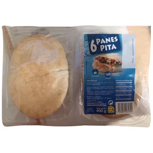 NORA Panes de pita 6 uds. 350 g.