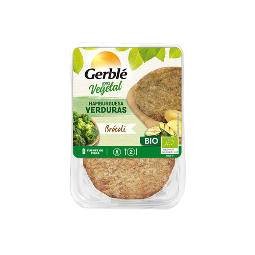 Verduras ecológicas, brócoli GERBLÉ 2 uds. 165 g.