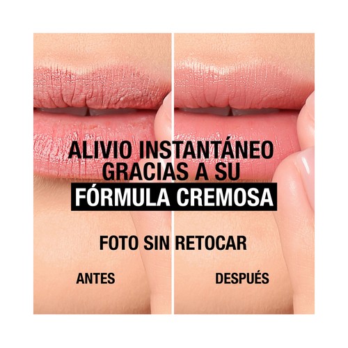 NEUTRÓGENA Bálsamo labial Cica fórmula noruega, reparación intensa para labios secos y dañados.