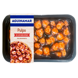 Imagen de AGUINAMAR Rodajas de pulpo a la gallega 200 g.