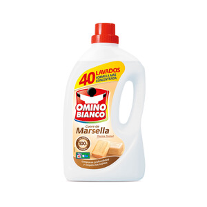 OMINO BIANCO Detergente líquido para lavadora Cuore de Marsella OMINO BIANCO 40 lav.