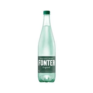 FONTER Original  Agua mineral con gas botella de 1 l.