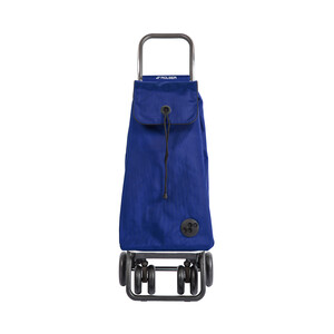 Imagen de Carrito para la compra plegable de aluminio, 6 ruedas, 3 bolsillos, 43 litros, color azul, Logis Tour ROLSER.