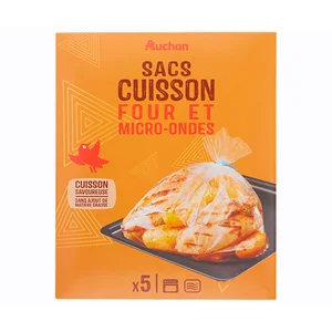 PRODUCTO ALCAMPO Bolsas de asar 2 en 1 35 x 43 cm PRODUCTO ALCAMPO 5 uds.