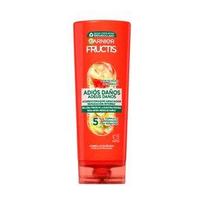 FRUCTIS Adios daños de Garnier Acondicionador reparador y rellenador, para cabellos dañados 250 ml.
