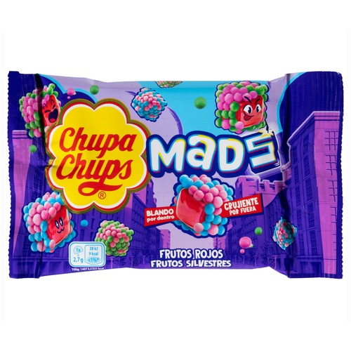 CHUPA CHUPS Caramelo mads fruits 45 g.