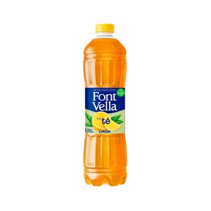 FONT VELLA Agua mineral natural con extracto de té sabor limón 1,15 l.