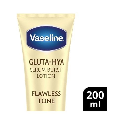 VASELINE Gluta-hya Sérum corporal antimanchas, para una piel luminosa y uniforme 200 ml.
