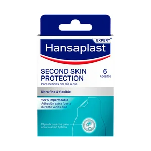 HANSAPLAST Second skin protection Apósitos impermeables ultrafinos que acelera el proceso de curación 6 uds.