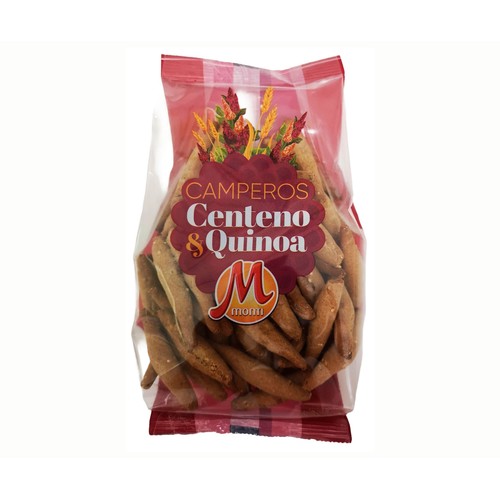 MONTI Picos camperos centeno y quinoa 120 g.