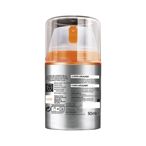L´ORÉAL MEN EXPERT Crema para hombres con acción hidratante y antifatiga (24 horas) L"ORÉAL MEN EXPERT Hydra Energetic 50 ml.