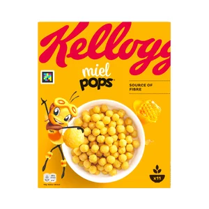 KELLOGG"S Miel Pops Cereales de maíz con miel 330 g.