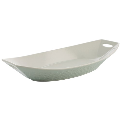 Fuente oval de porcelana 39,5x19x8cm especial para pastas Gastro Fun, QUID
