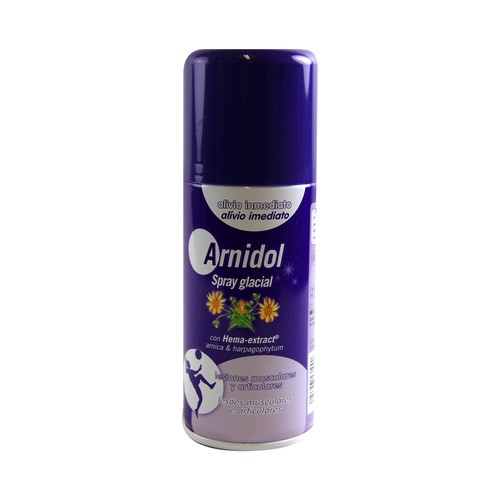 ARNIDOL Spray glacial para el alivio inmediato en lesiones musculares y articulares, ARNIDOL 150 ml.