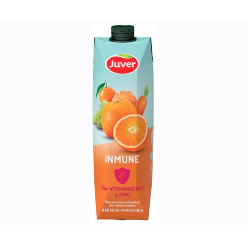 JUVER Zumo de naranja y mandarina 1 l.