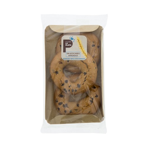 Roscos chips sin azúcares añadidos y con edulcorante, 3 uds. 70 g.