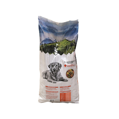 PRODUCTO ALCAMPO Pienso para perros a base de croquetas de carne y cereales Multicroc PRODUCTO ALCAMPO 15 kg.