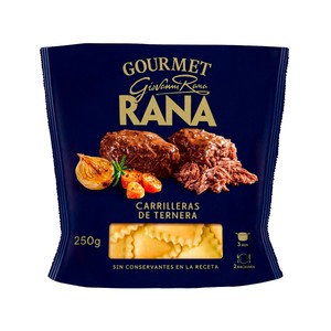 Imagen de RANA Gourmet Raviolis de pasta fresca rellenos guiso de carrilleras de ternera 250 g.