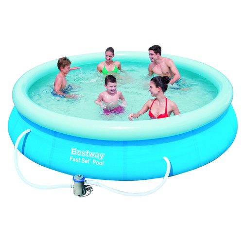 Piscina autoportante sin depuradora BESTWAY medidas 3,66x0,76 mts., con depuradora 1.249 litros/hora