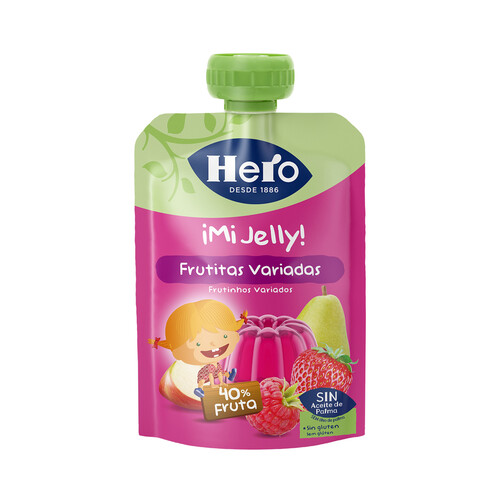 HERO Pocuh de gelatina con frutas variadas HERO Mi jelly 100 g.