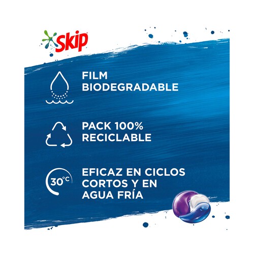 SKIP Detergente en cápsulas higiene total SKIP ULTIMATE 36 uds.
