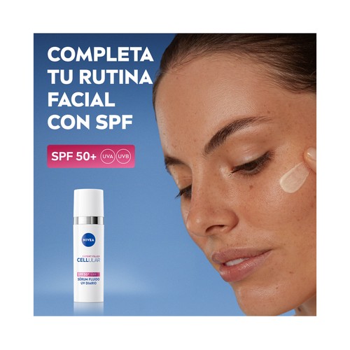 NIVEA Expert filler cellular Sérum facial protector con FPS 50 y ácido Hialurónico puro 30 ml.