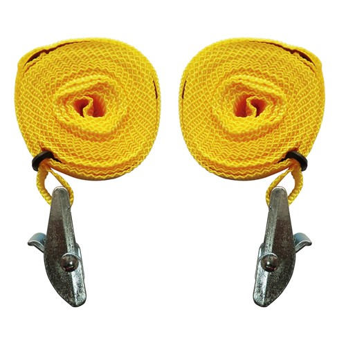 Lote de 2 cinchas, correas o eslingas para automóvil PRODUCTO ECONÓMICO ALCAMPO.