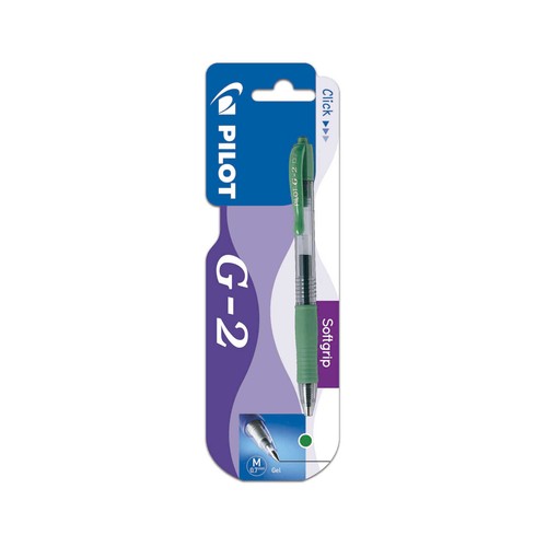Bolígrafo tipo roller grip suave punta retráctil mediana grosor de 0.7mm PILOT G-2.