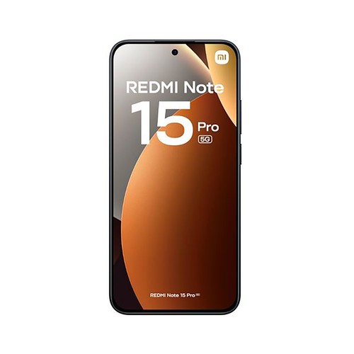 Smartphone XIAOMI Redmi Note 15 Pro 5G, 256GB, 8GB RAM, color negro, pantalla 17,35cm (6,83")..