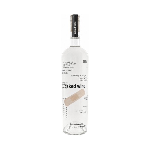 NAKED WINE Vino transparente elaborado a partir de uva tinta botella 75 cl.