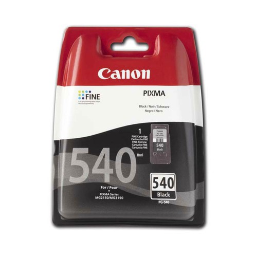 Cartucho de tinta  CANON PG-540 negro.
