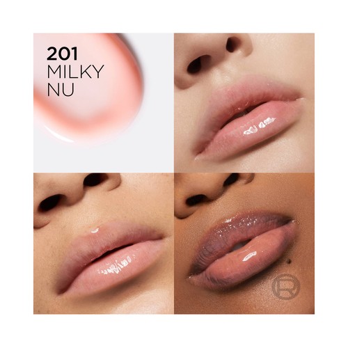 L´ORÉAL PARIS Plump ambition tono 201 Milky nu Aceite labial voluminizador con ácido Hialurónico.