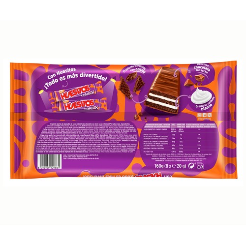 VALOR Barritas huesitos combix leche 8 uds. x 20 gr.