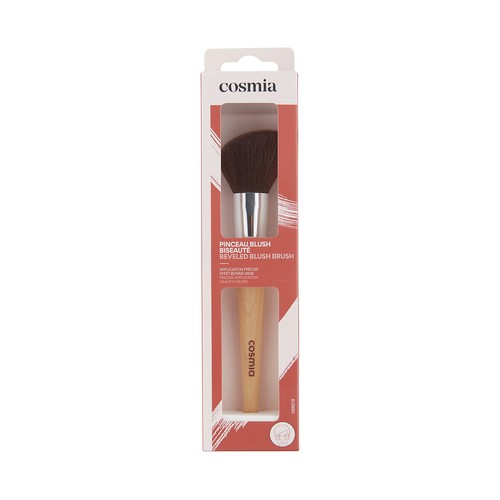 COSMIA Brocha biselada para la aplicación precisa de colorete.