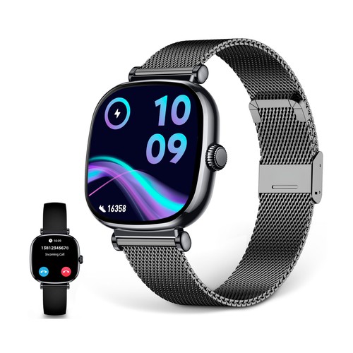 Smartwatch KSIX Iria BXSW30N color Negro, pantalla AMOLED multitáctil 1,7".