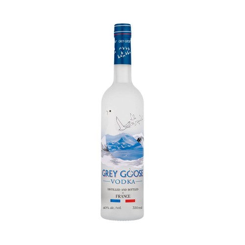 GREY GOOSE Vodka blanco premium destilado y embotellado en Francia botella 35 cl.