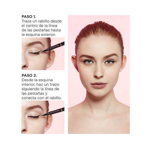 L´ORÉAL PARIS Perfect slim  tono 01 Intense black  Eyeliner líquido ultra preciso, con punta extrafina y de larga duración 24h.