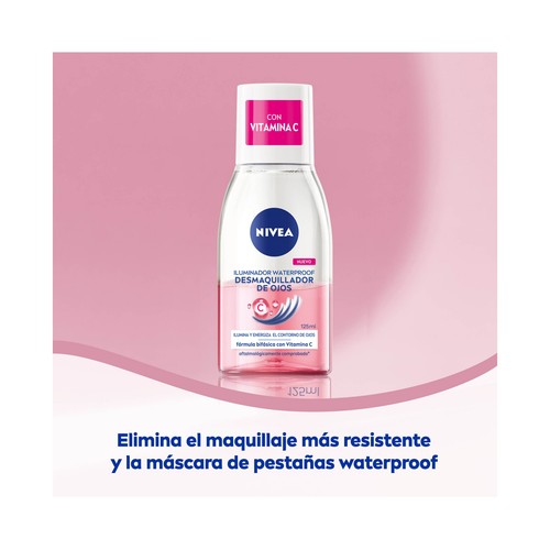 NIVEA Desmaquillante de ojos bifásico con vitamina C 125 ml.