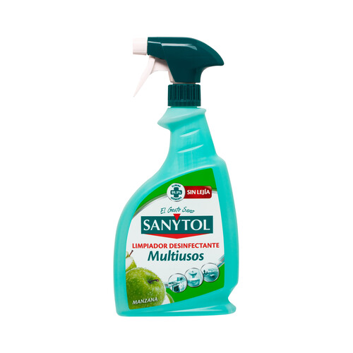 SANYTOL Limpiador desinfectante multiusos de manzana SANYTOL 750 ml.