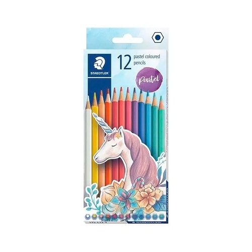 Set 12 lápices colores pastel. STAEDLER
