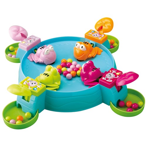 Juego de mesa infantil de habilidad Rana tragabolas, de 2 a 4 jugadores ONE TWO FUN ALCAMPO.