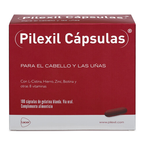PILEXIL Complemente alimenticio para el tratamiento de la caida del cabello PILEXIL 100 cápsulas.