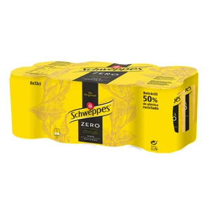 SCHWEPPES Tónicas Zero pack 8 uds. x 33 cl.