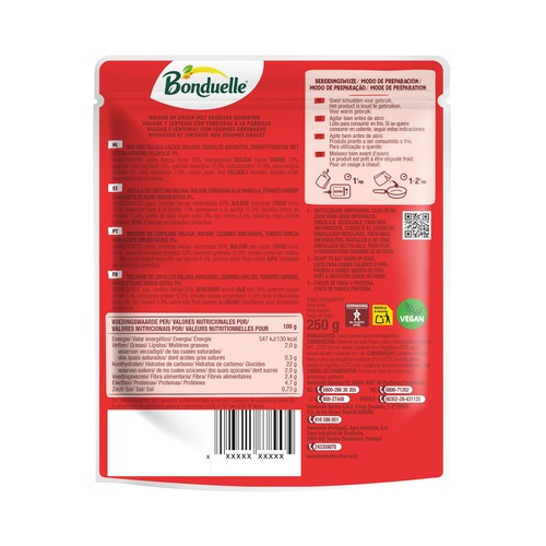BONDUELLE Lunch bowl con bulgur 250g.
