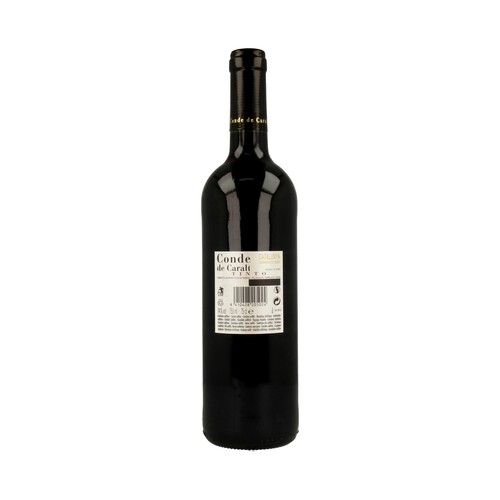 CONDE DE CARALT  Vino tinto con D.O. Cataluña CONDE DE CARALT botella de 75 cl.