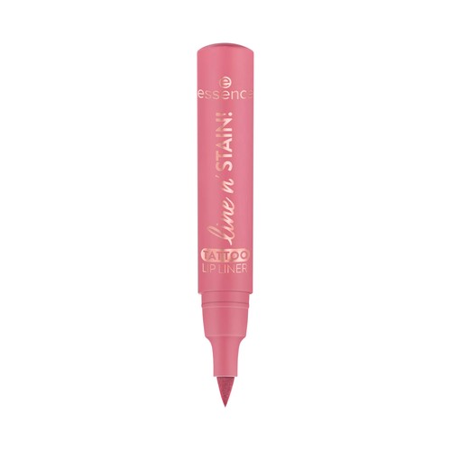 ESSENCE Line n´satin tono 01 Everyone´s nude-pink rosa apagado Delineador labios líquido.