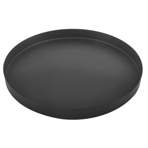 Imagen de Bandeja posa vela metal negra de 22x22x2cm, ACTUEL.