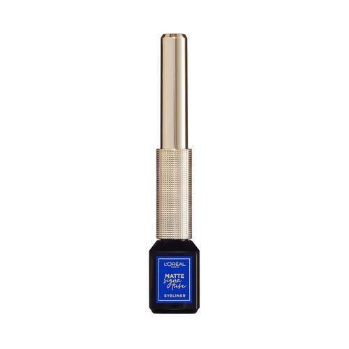 L"ORÉAL PARIS Mate signature tono 02 blue Perfilador líquido de acabado mate e intenso color azul.