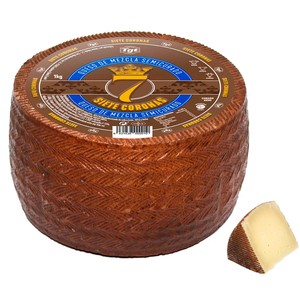 Imagen de 7 CORONAS Queso mezcla semicurado. - Trozo