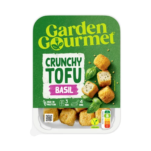 Porciones de queso vegetal de almendras con ajo y hierbas 128 g.